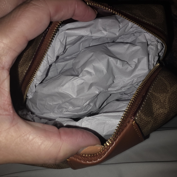 Coach Brown Signature Wristlet - Picture 6 of 6